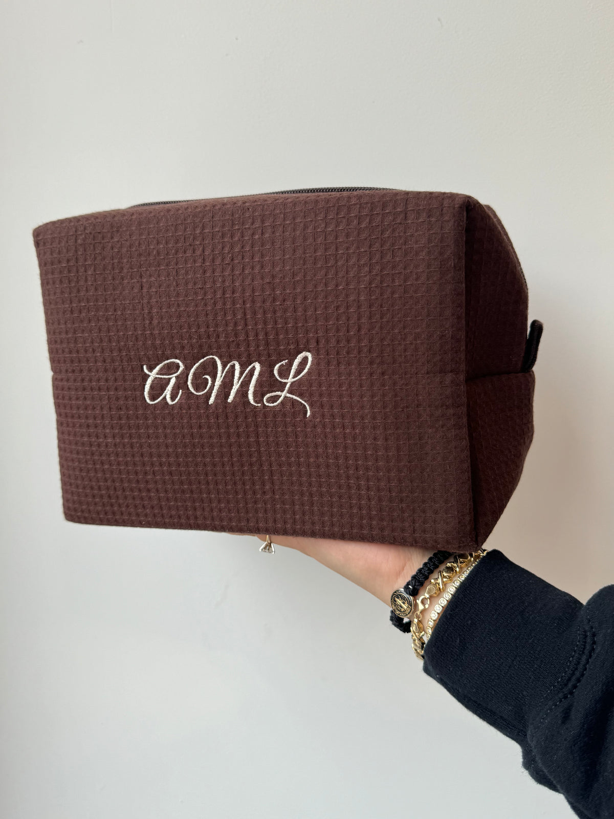 Custom Brown Waffle Bag – JZD
