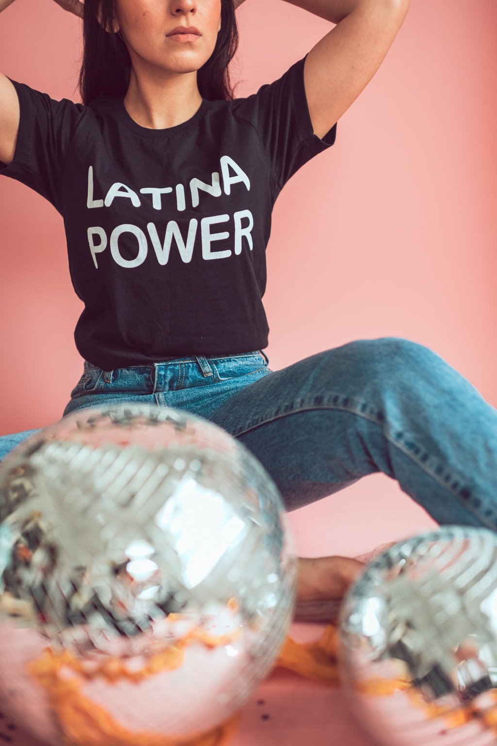 Black Latina Power Shirt – JZD, image size:1024x1536