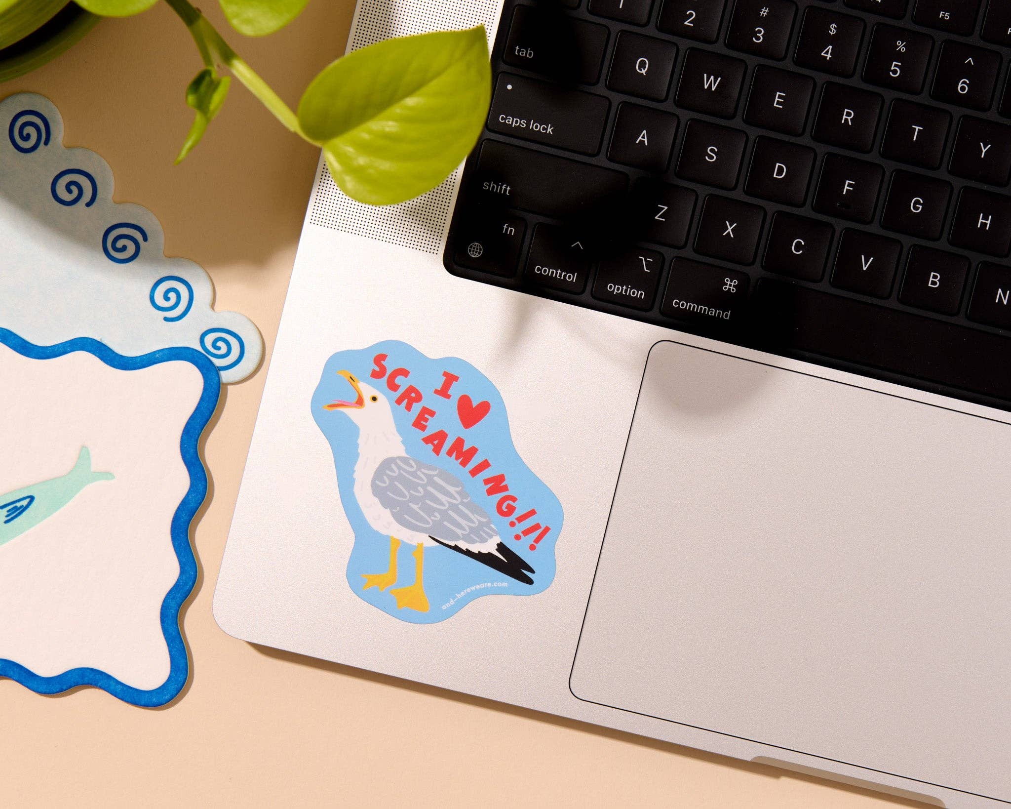 I Heart Screaming sticker