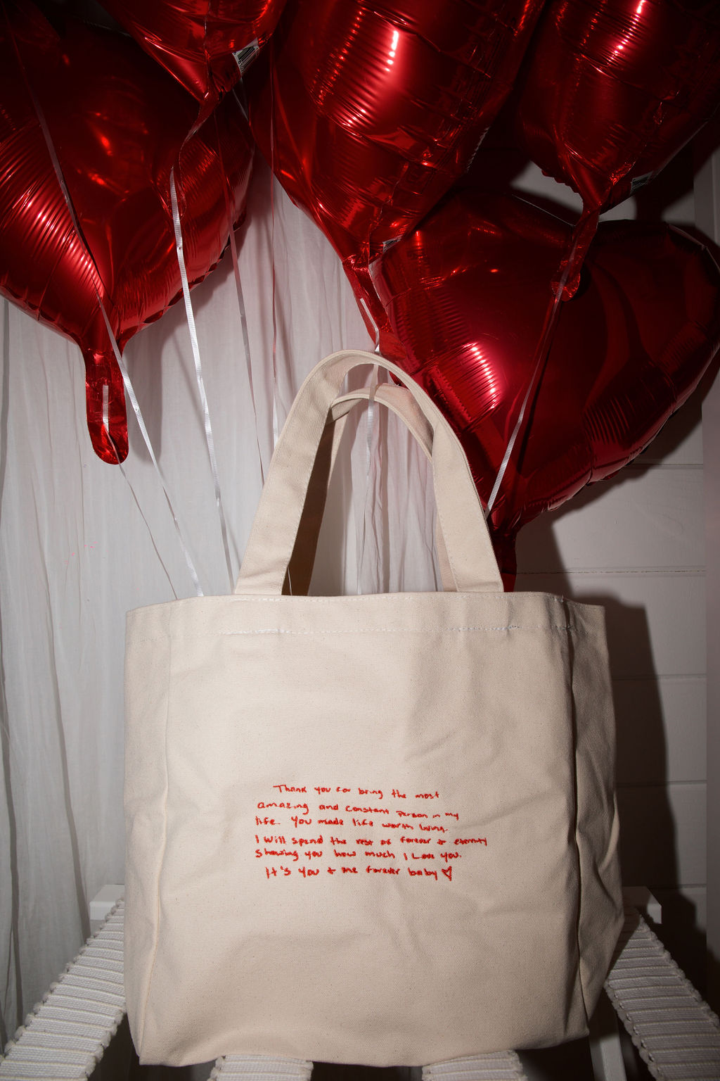 Custom Handwriting Tote Bag