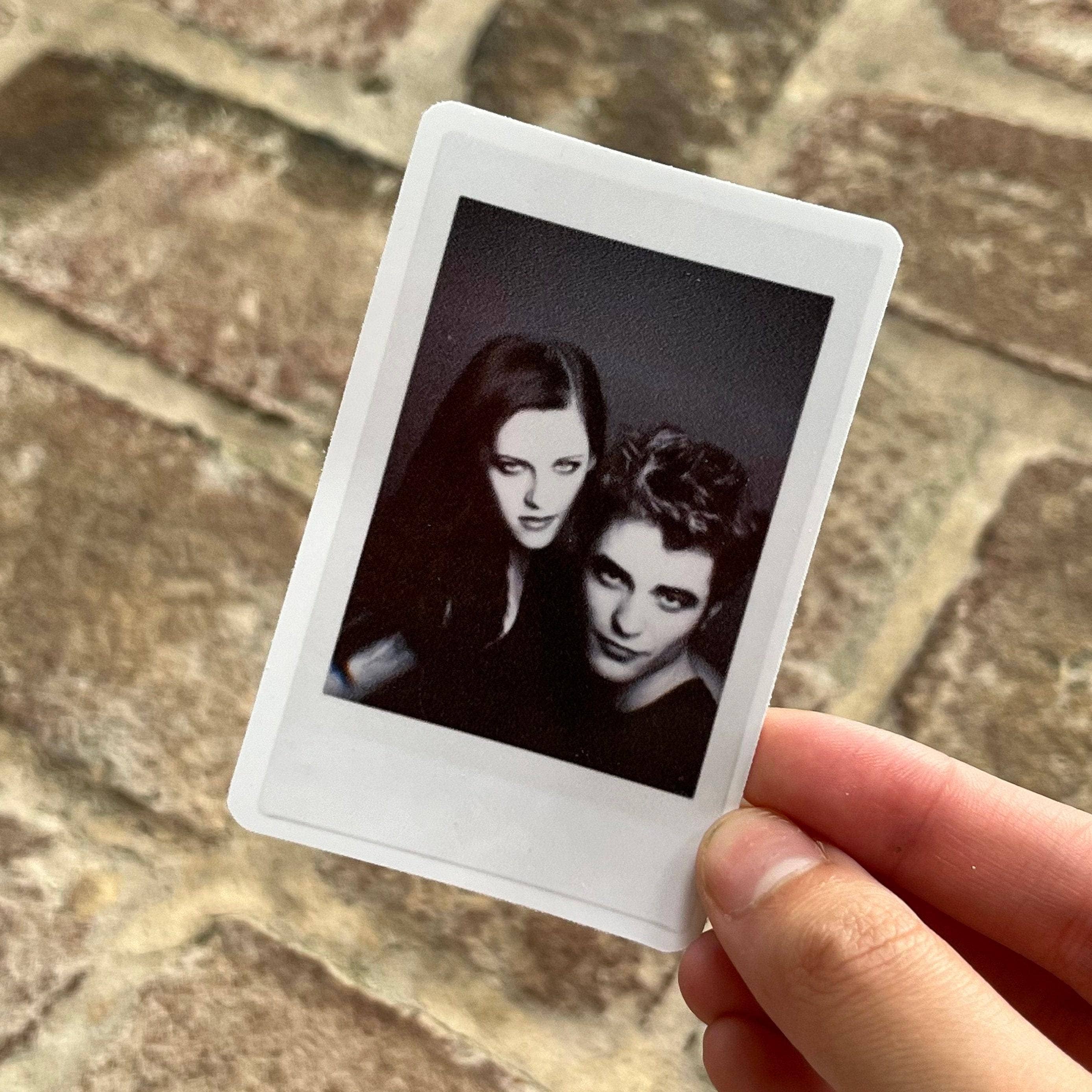 Bella and Edward Polaroid Kiss-Cut Waterproof Sticker