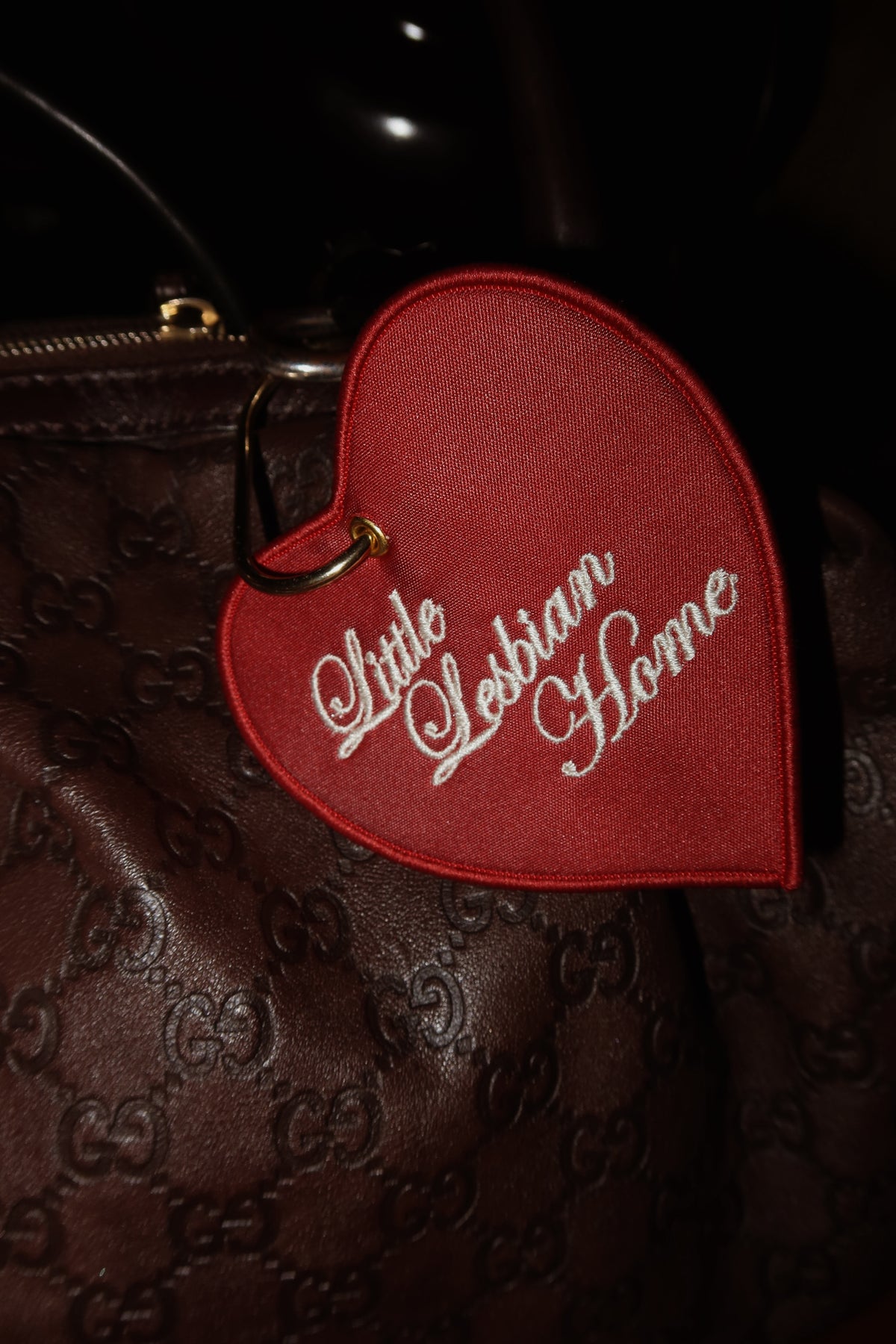 Bougie Lesbian Heart Charm