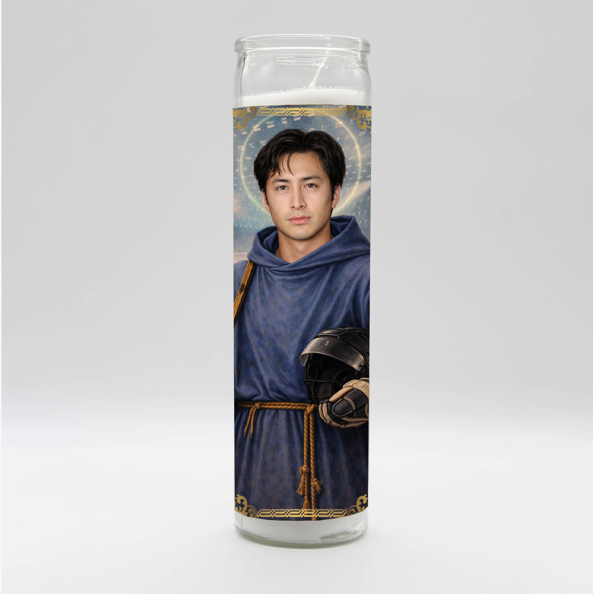 Heated Rivalry Saint Candle