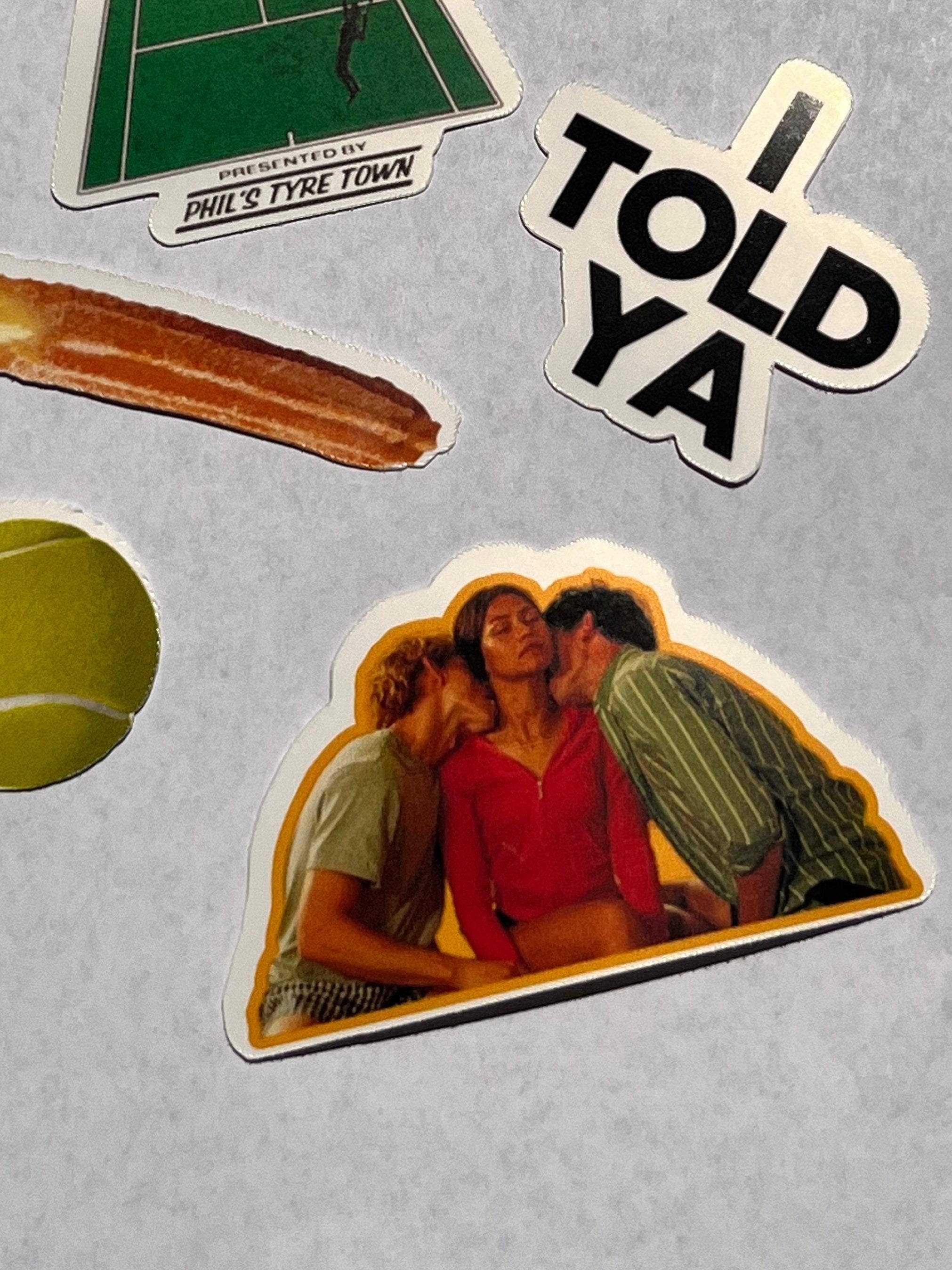 Challengers (2024) Zendaya Threesome Kiss Sticker