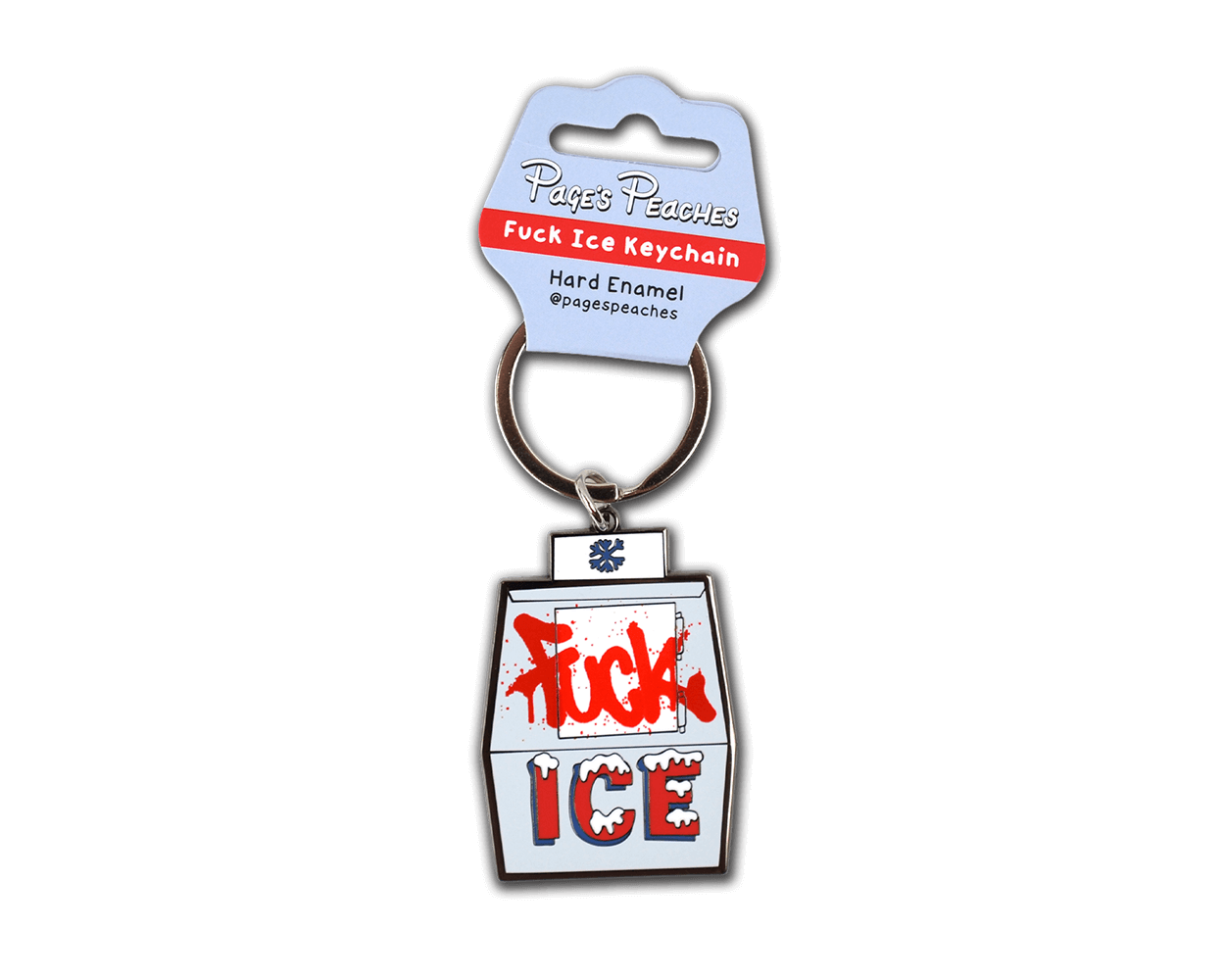 Fuck Ice Keychain
