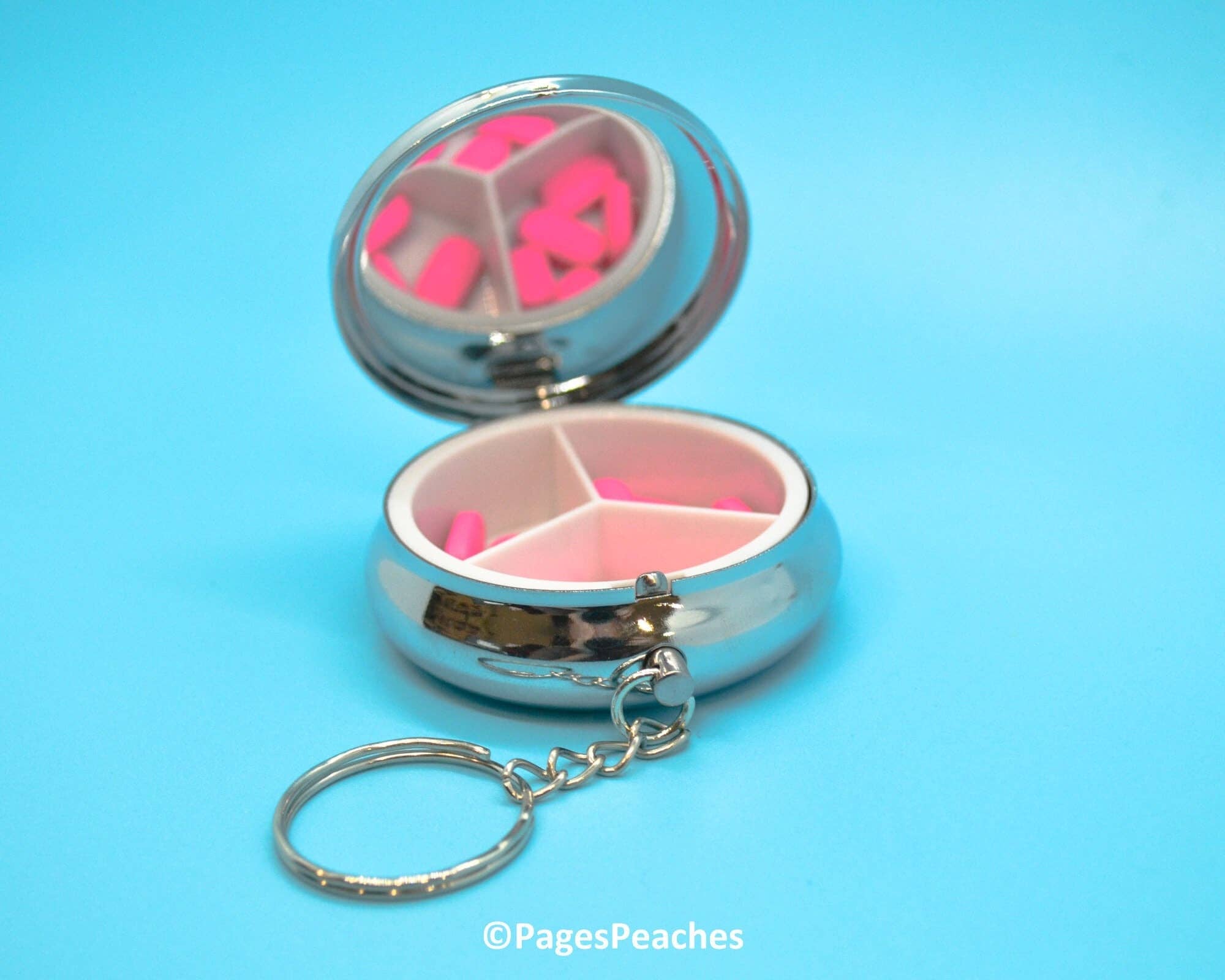 Tummy Ache Pill Case With 3-Way Organizer