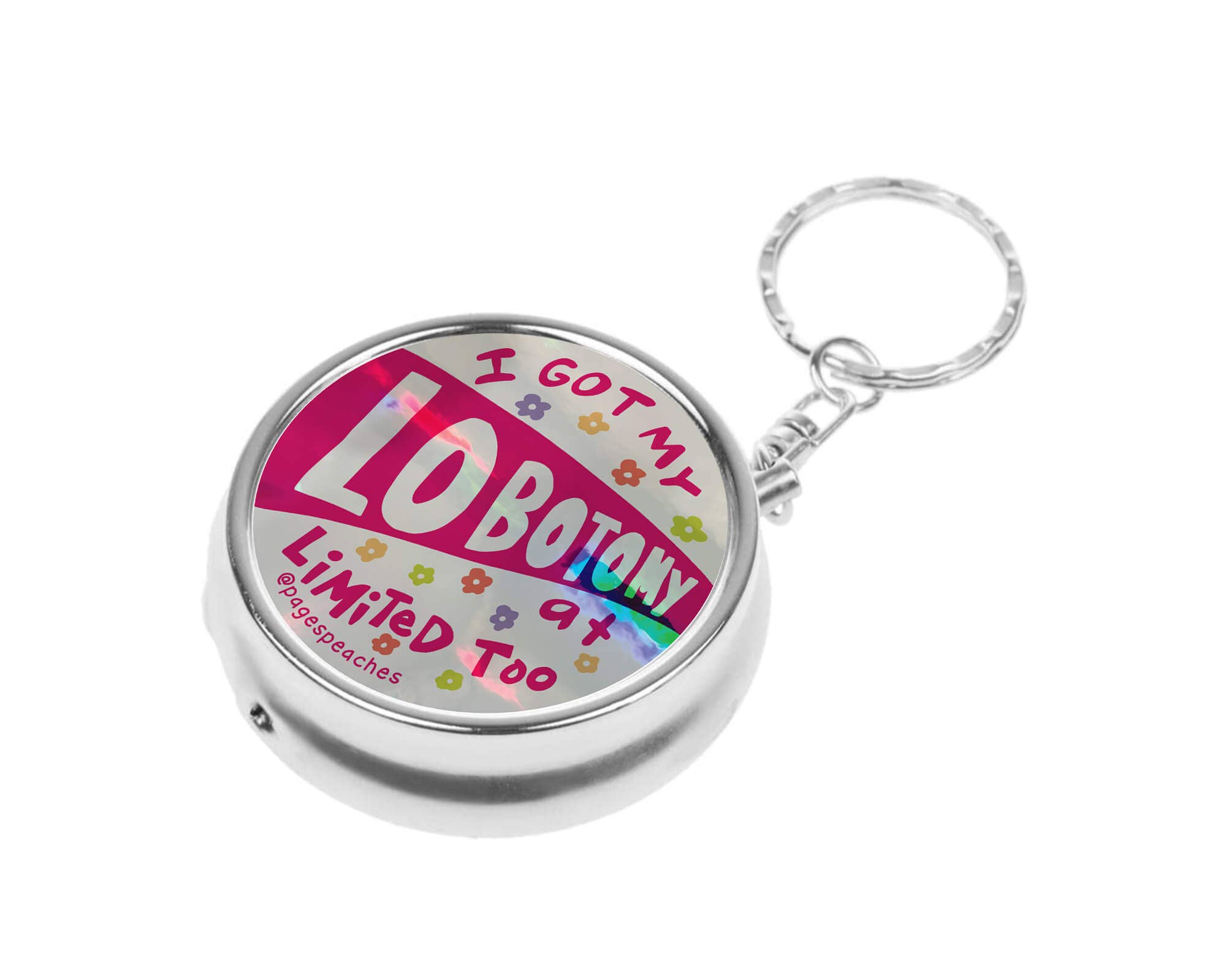 Lobotomy Pill Case With 3-Way Organizer