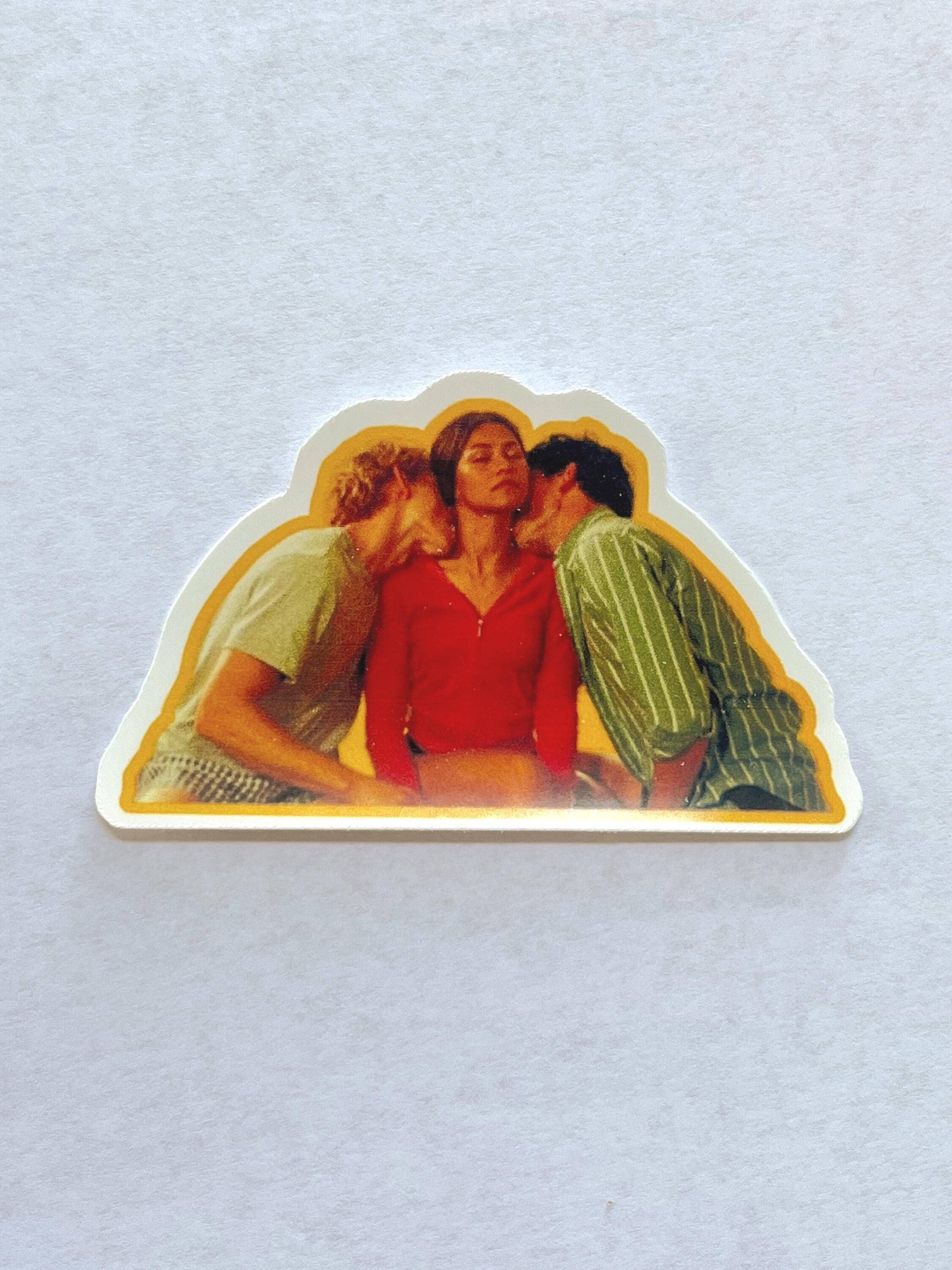 Challengers (2024) Zendaya Threesome Kiss Sticker
