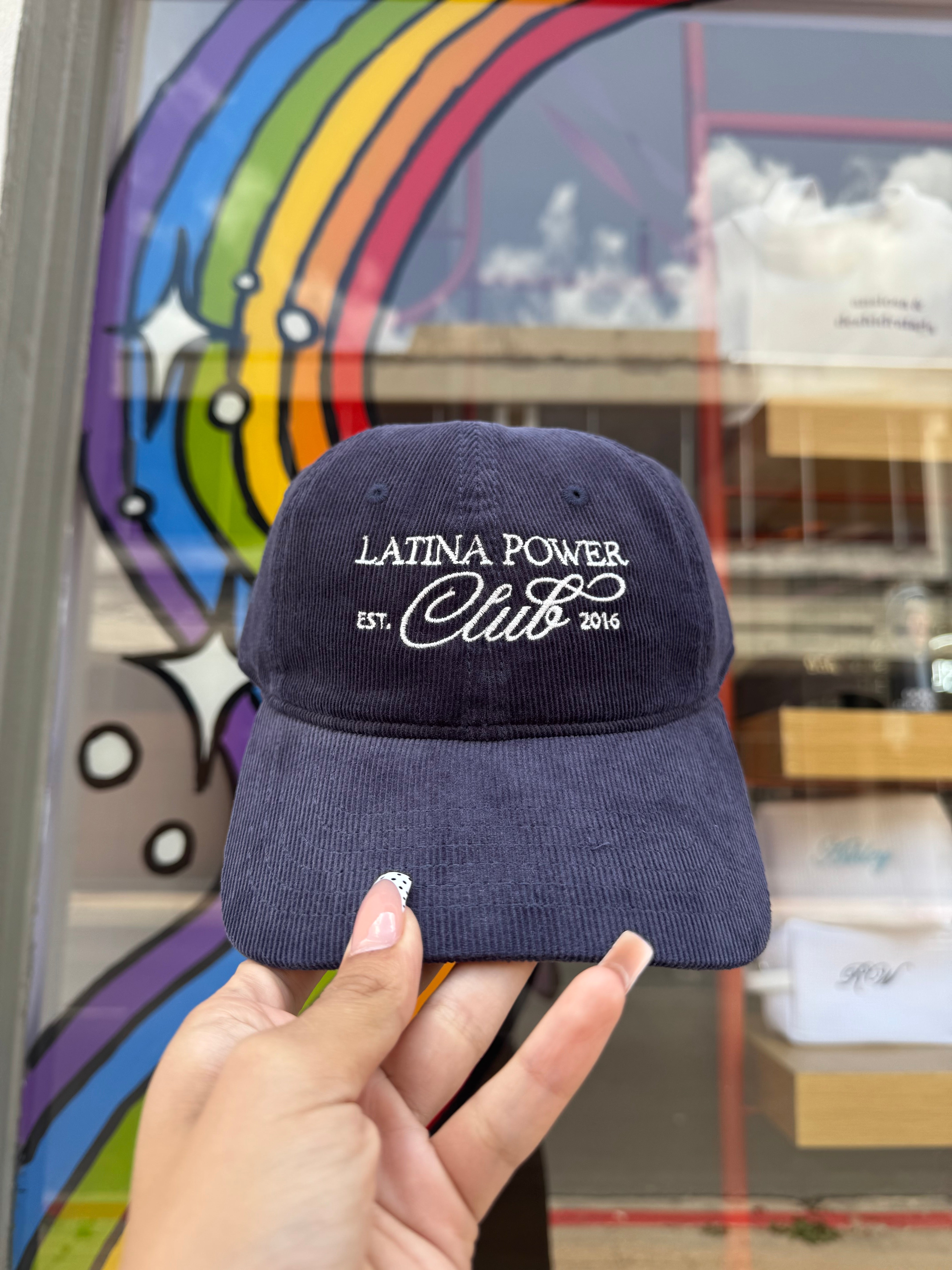 Latina Power Corduroy Cap (NAVY)