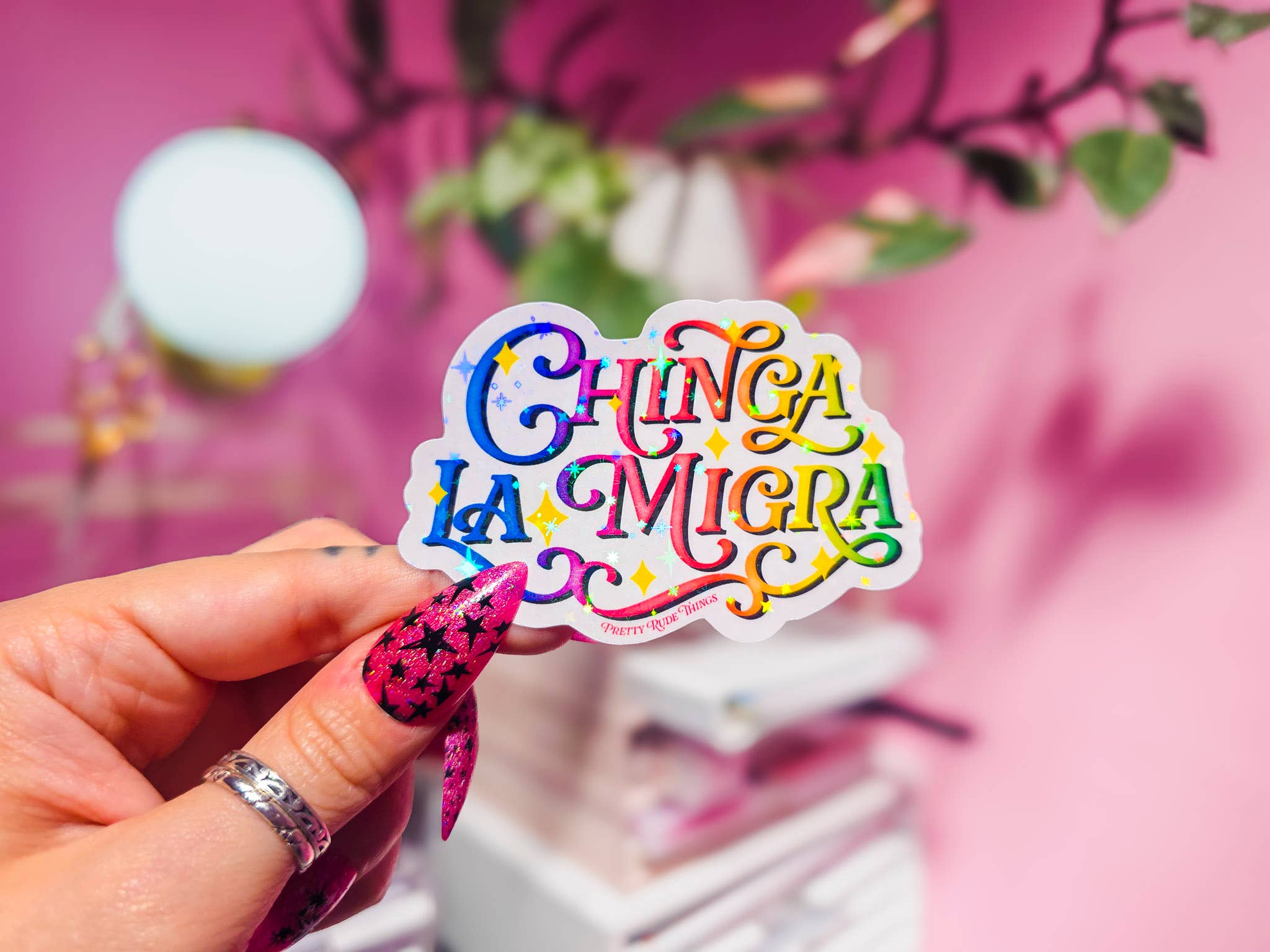 Chinga La Migra, F*ck ICE, Pro Immigration Sticker