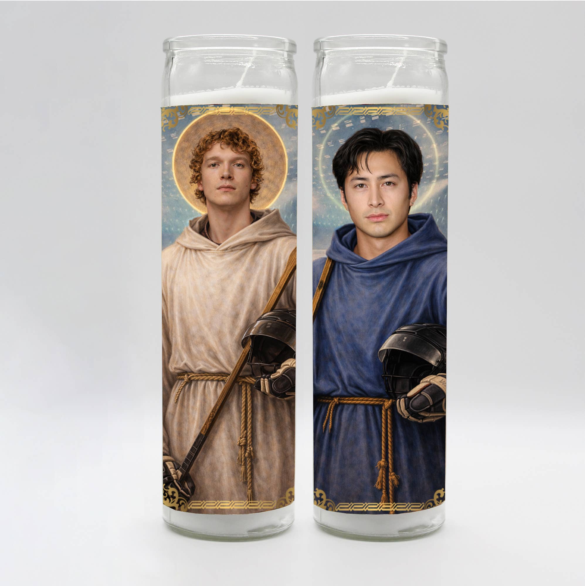Heated Rivalry Saint Candle