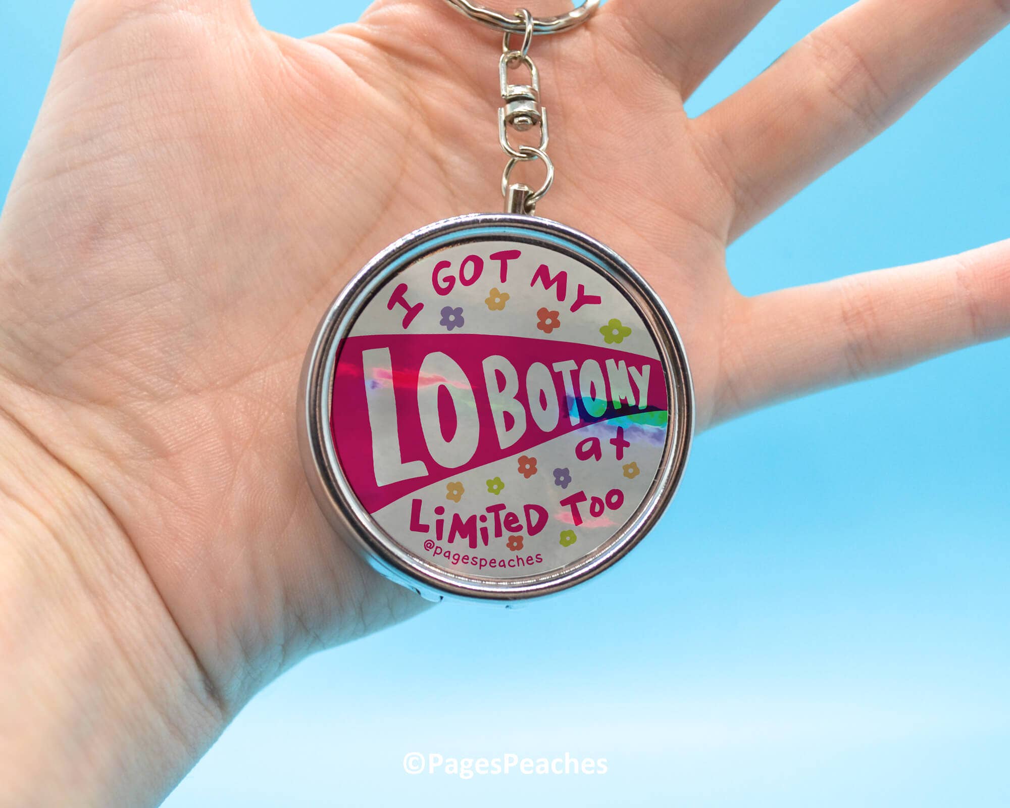 Lobotomy Pill Case With 3-Way Organizer