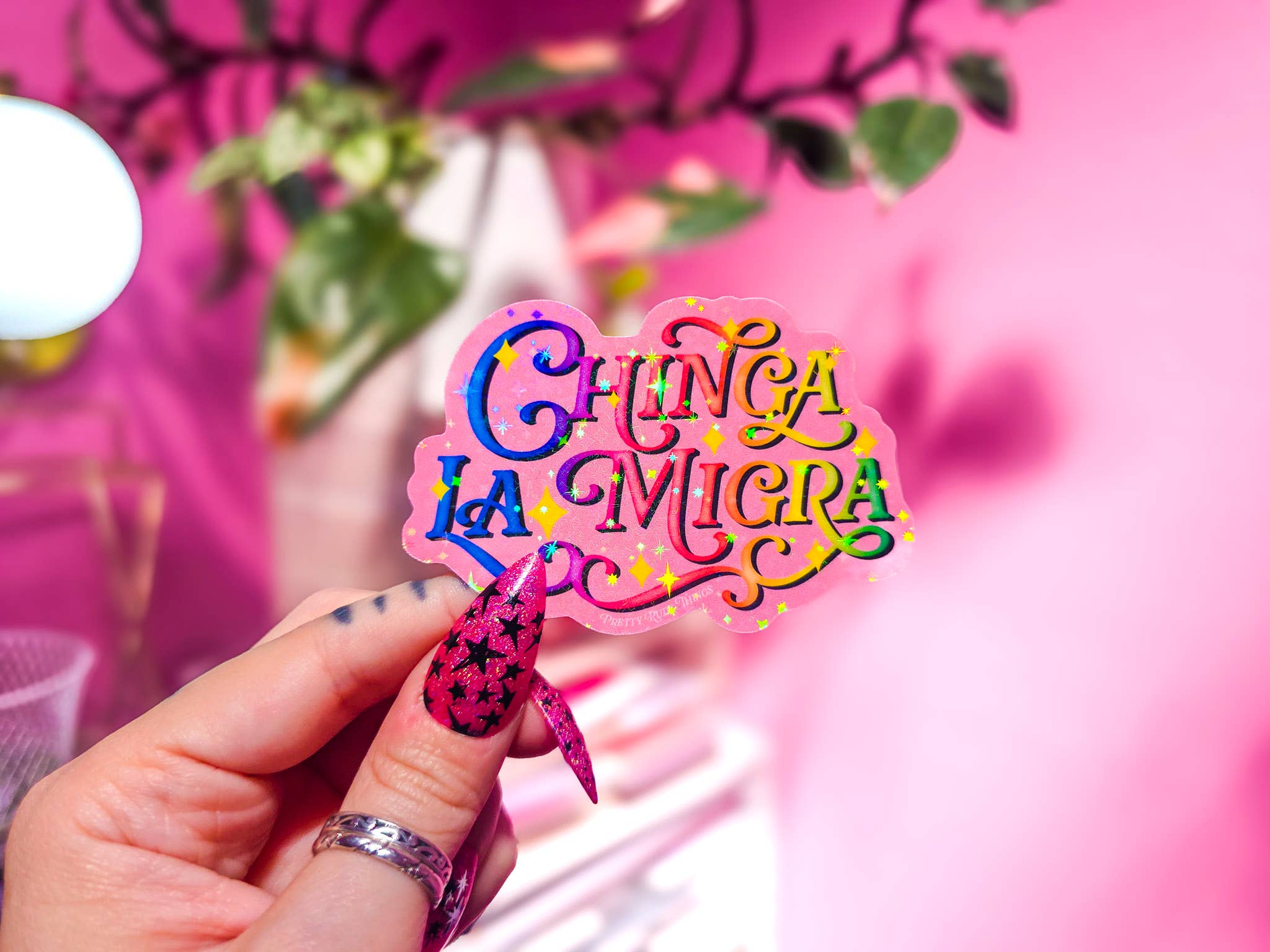 Chinga La Migra, F*ck ICE, Pro Immigration Sticker