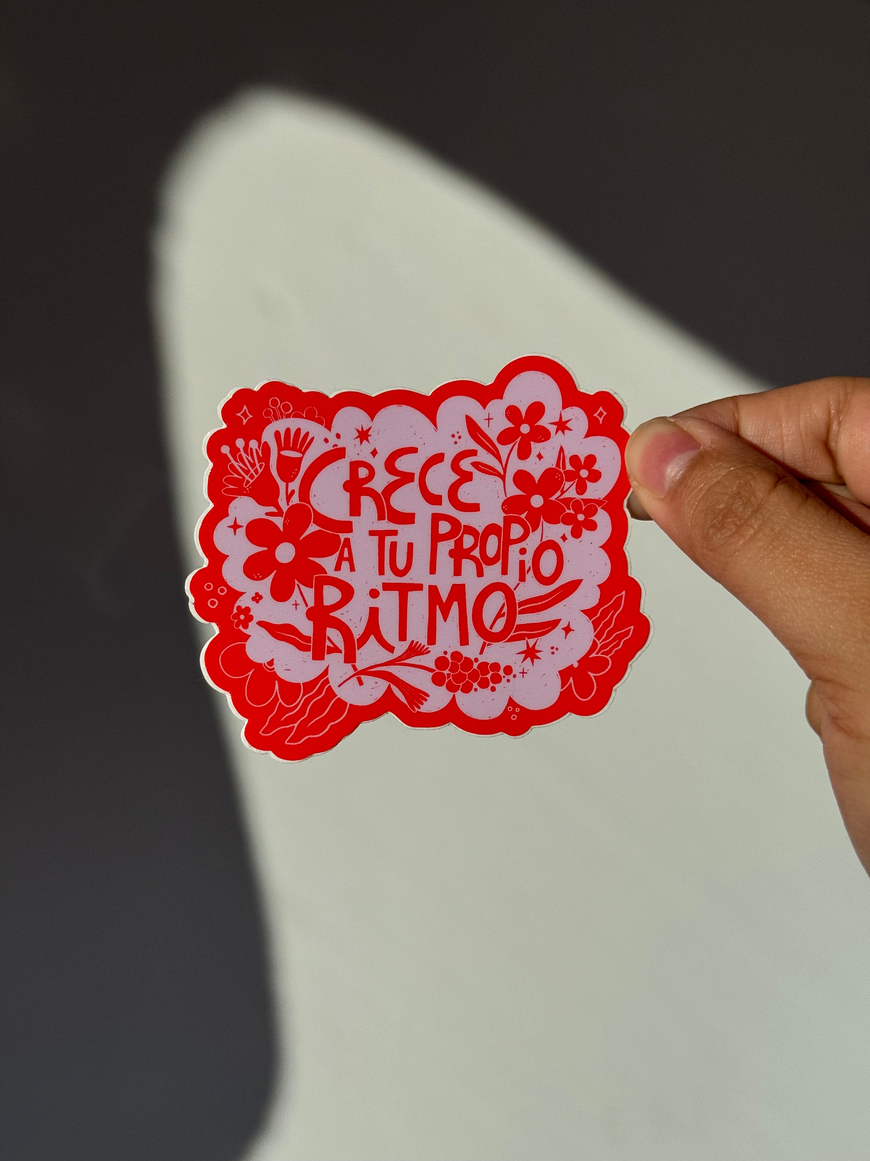 Crece a tu Propio Ritmo Sticker