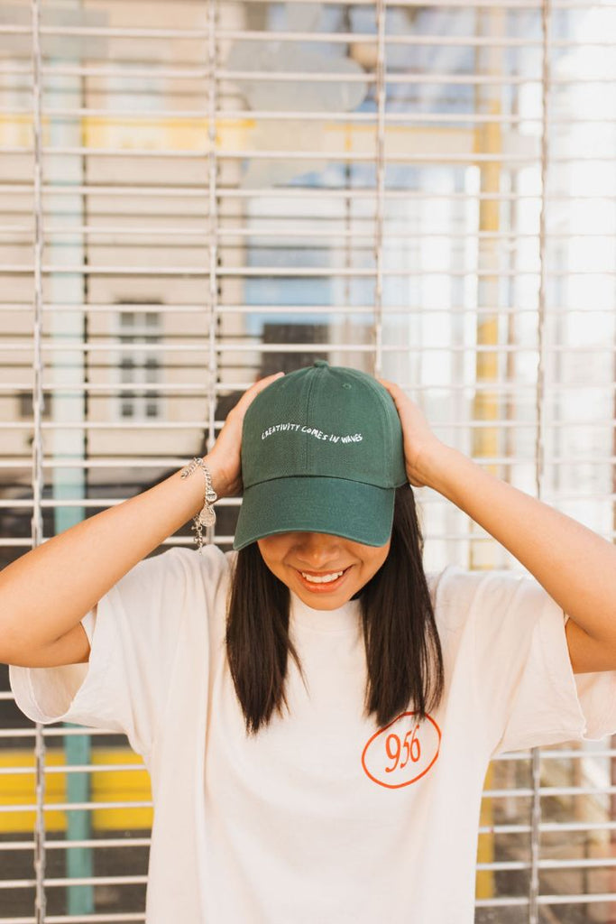 Creativity Comes in Waves Cap (Hunter Green)