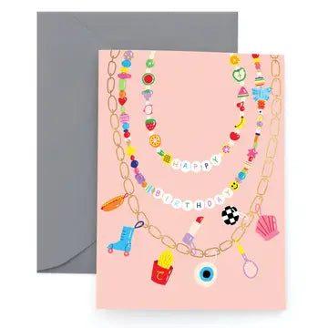 Festival Beads - Birthday Card