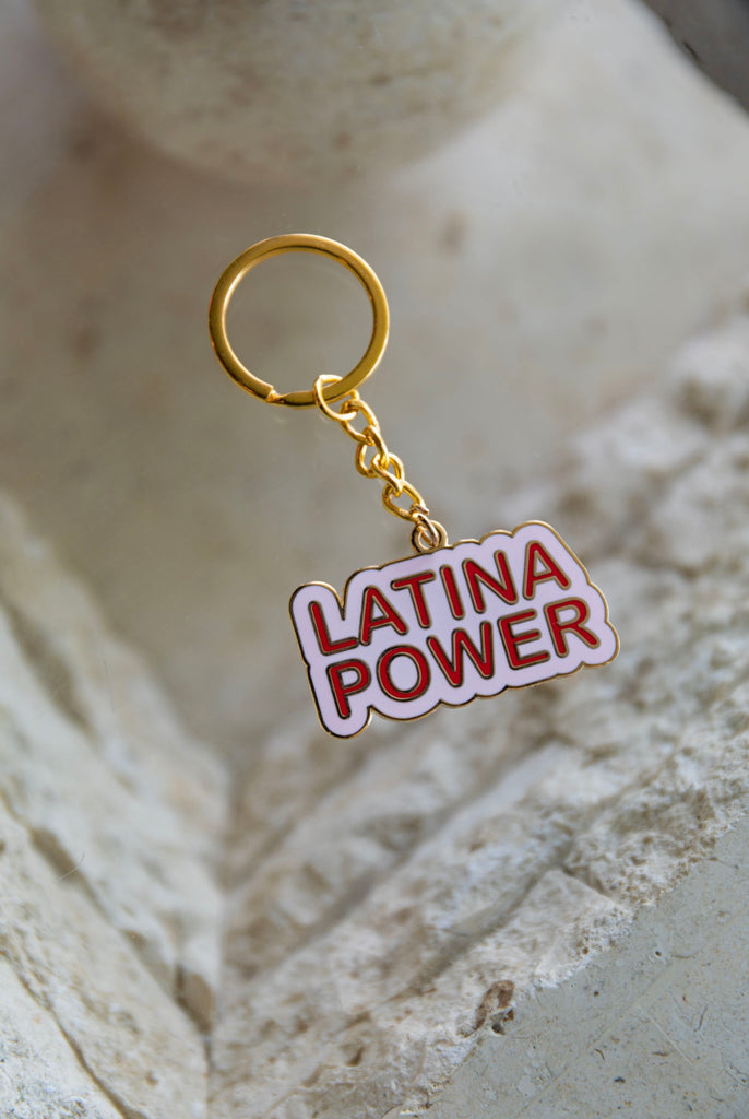Latina Power Keychain
