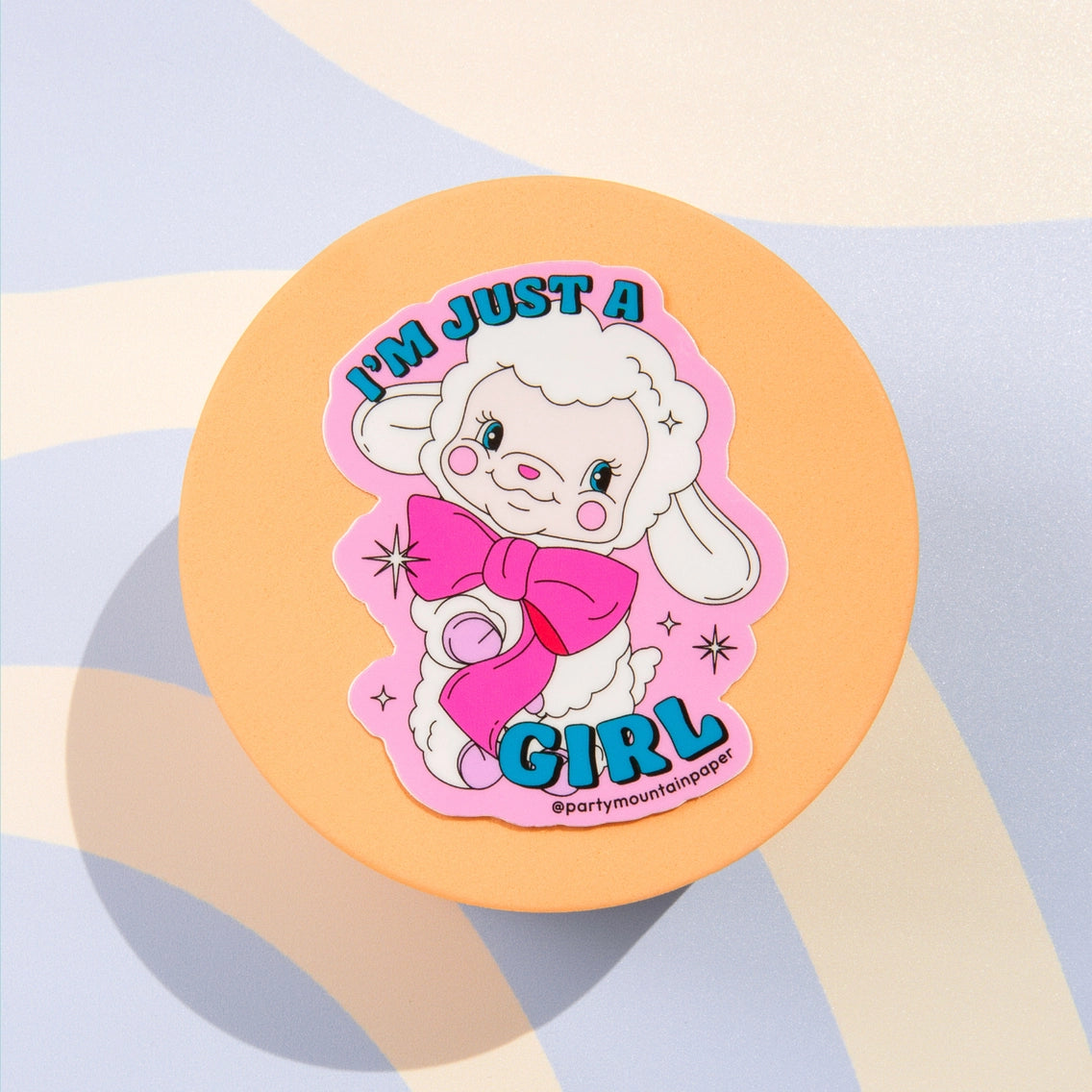 I'm Just A Girl Sticker