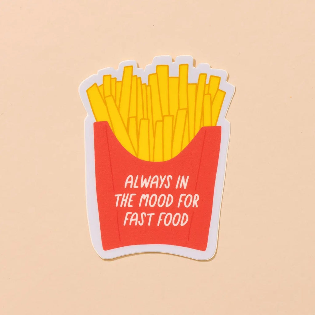 In the Mood For Fast Food Vinyl Sticker