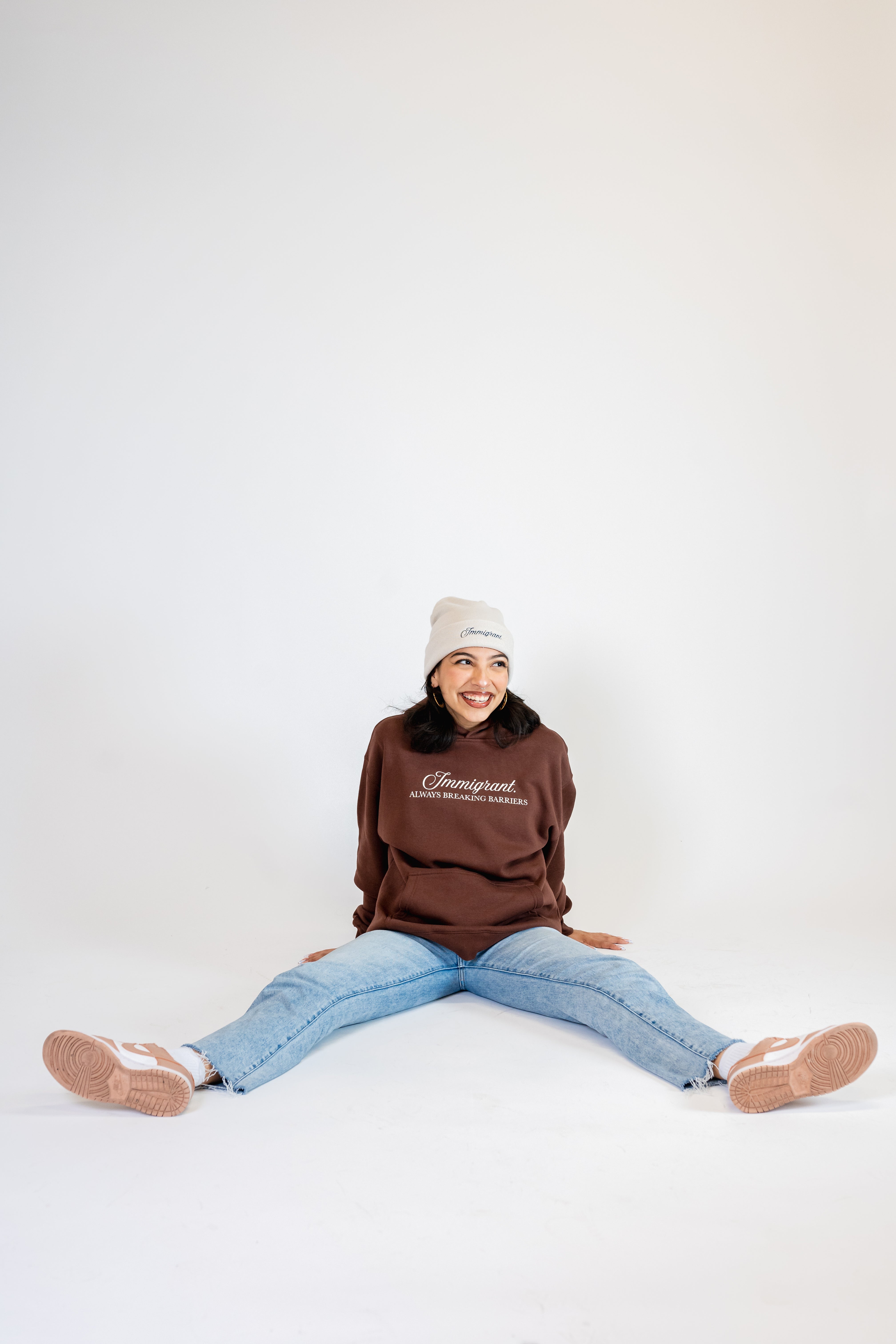 Immigrant Brown Hoodie