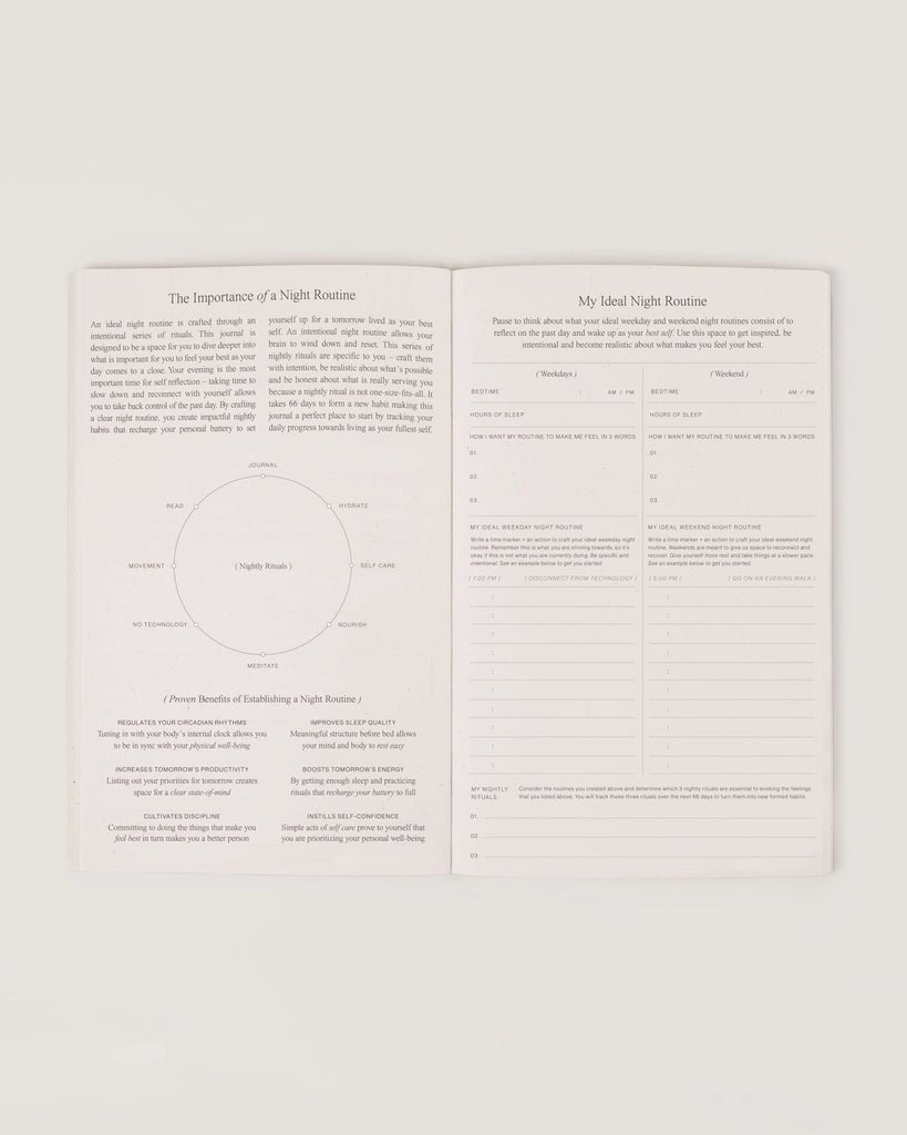 Night Routine Journal