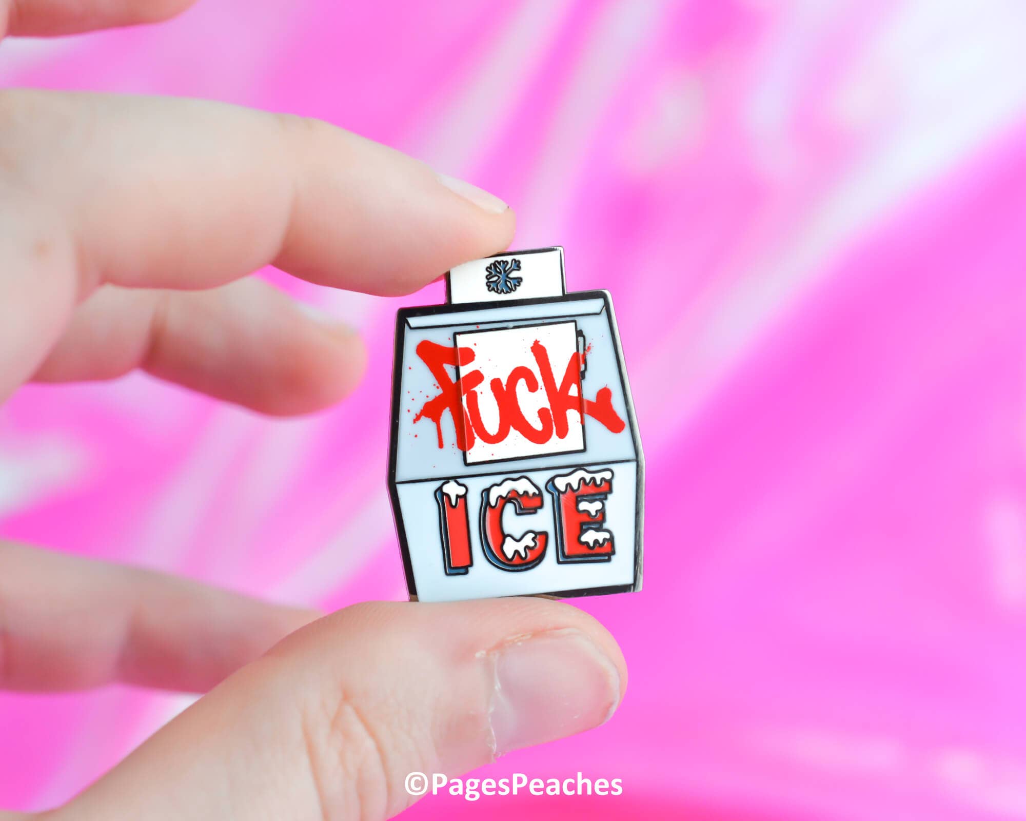 Fuck Ice Enamel Pin