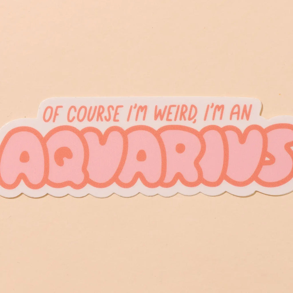 Aquarius Vinyl Sticker