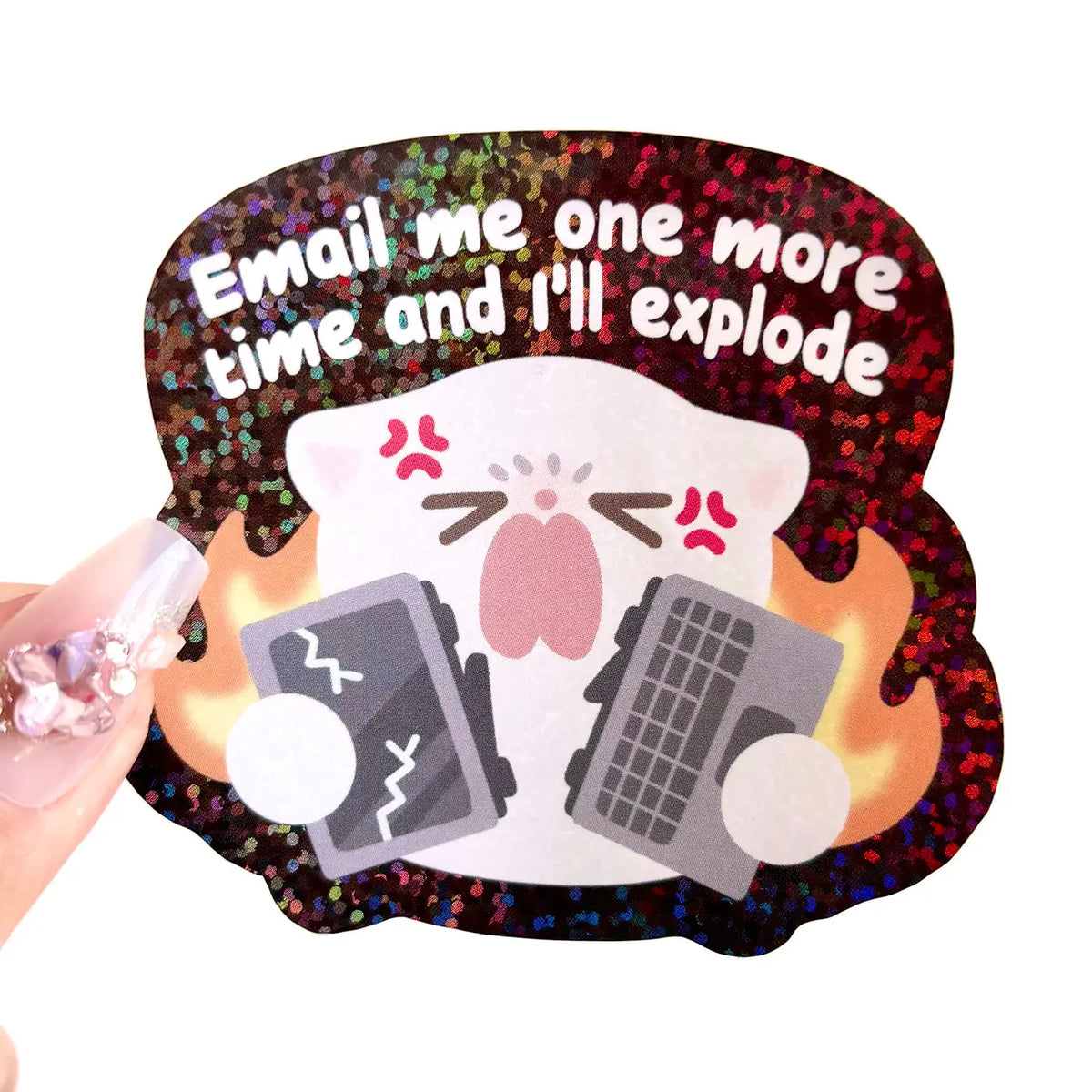 Email Me and I'll Explode sticker – JZD