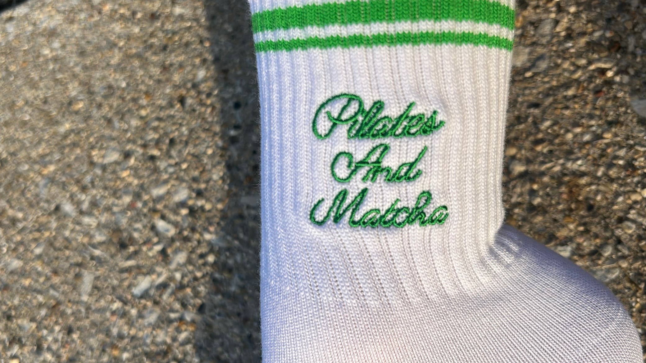 PILATES AND MATCHA pilates socks