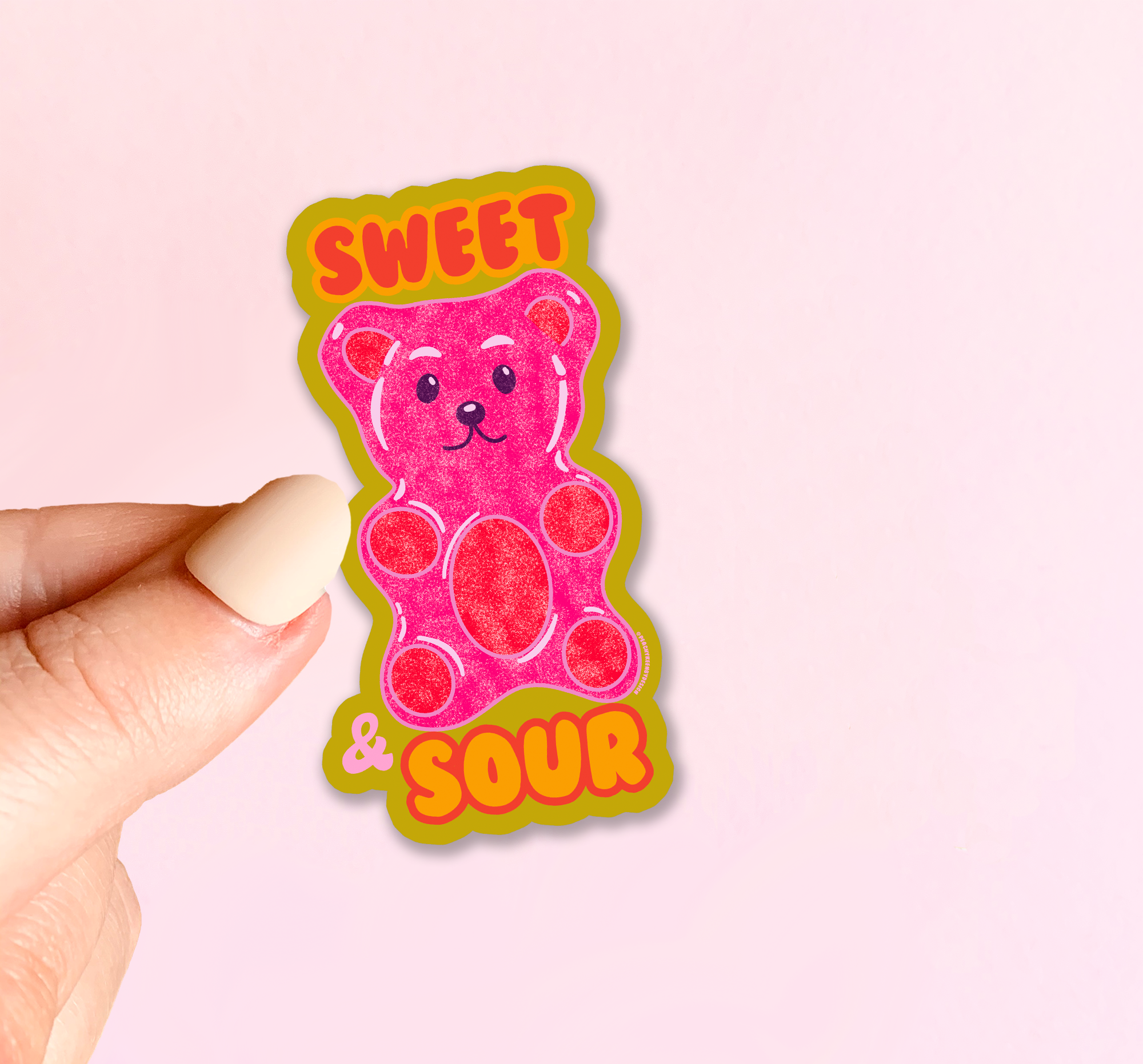 STICKER Gummy Bears- Sweet & Sour