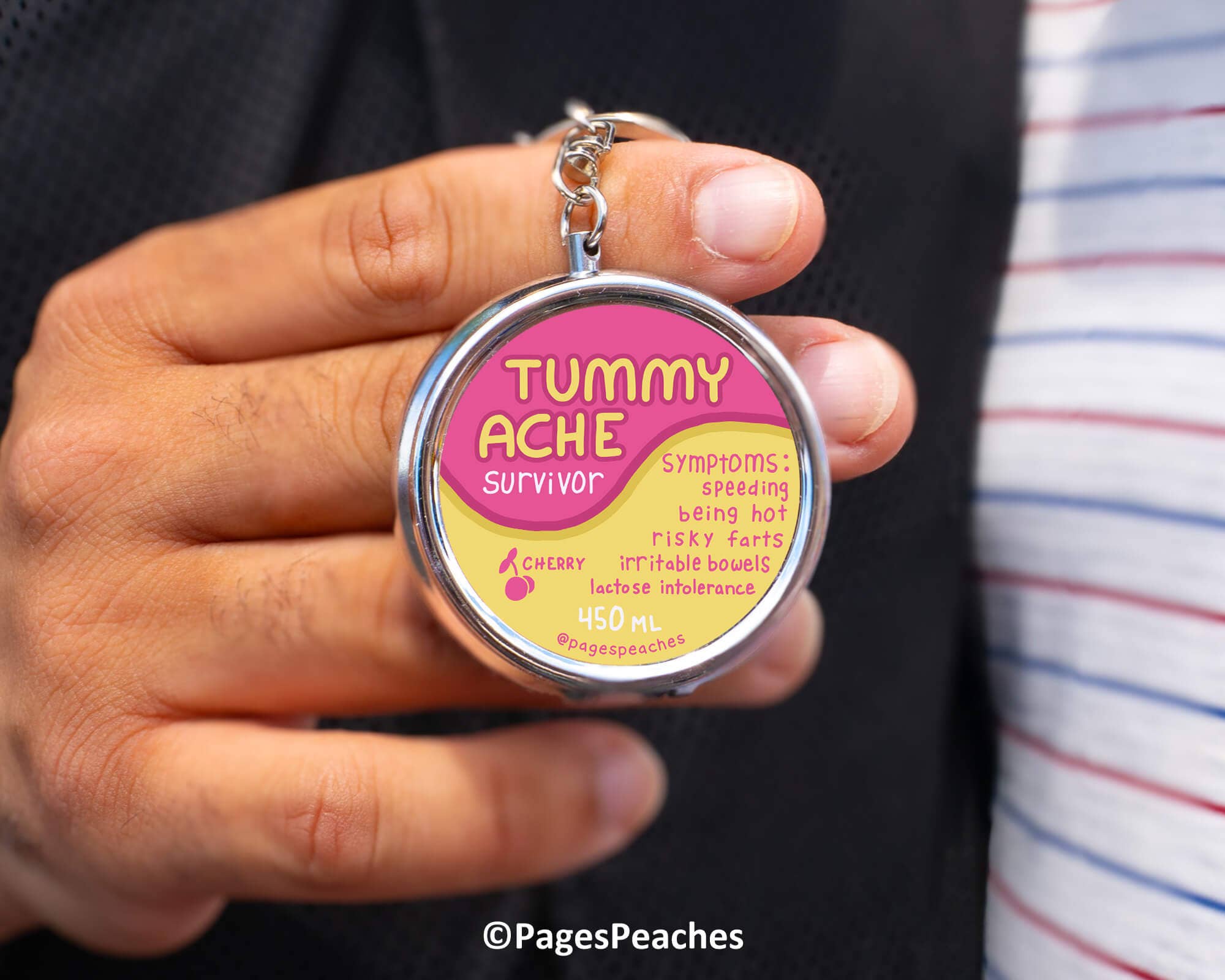 Tummy Ache Pill Case With 3-Way Organizer