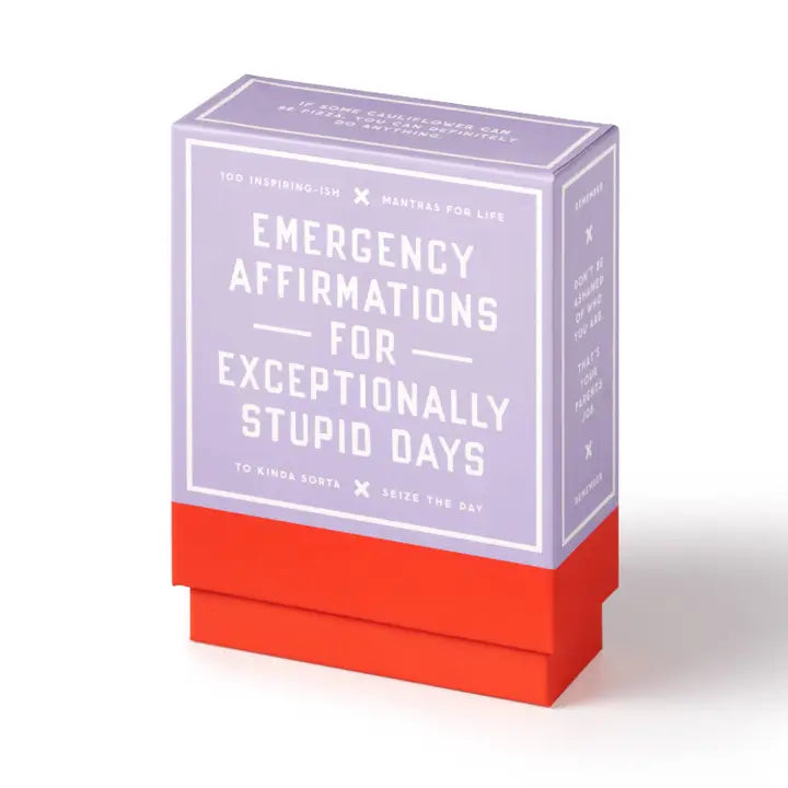 Brass Monkey Emergency Affirmations Exceptionally Stupid Days Card Deck