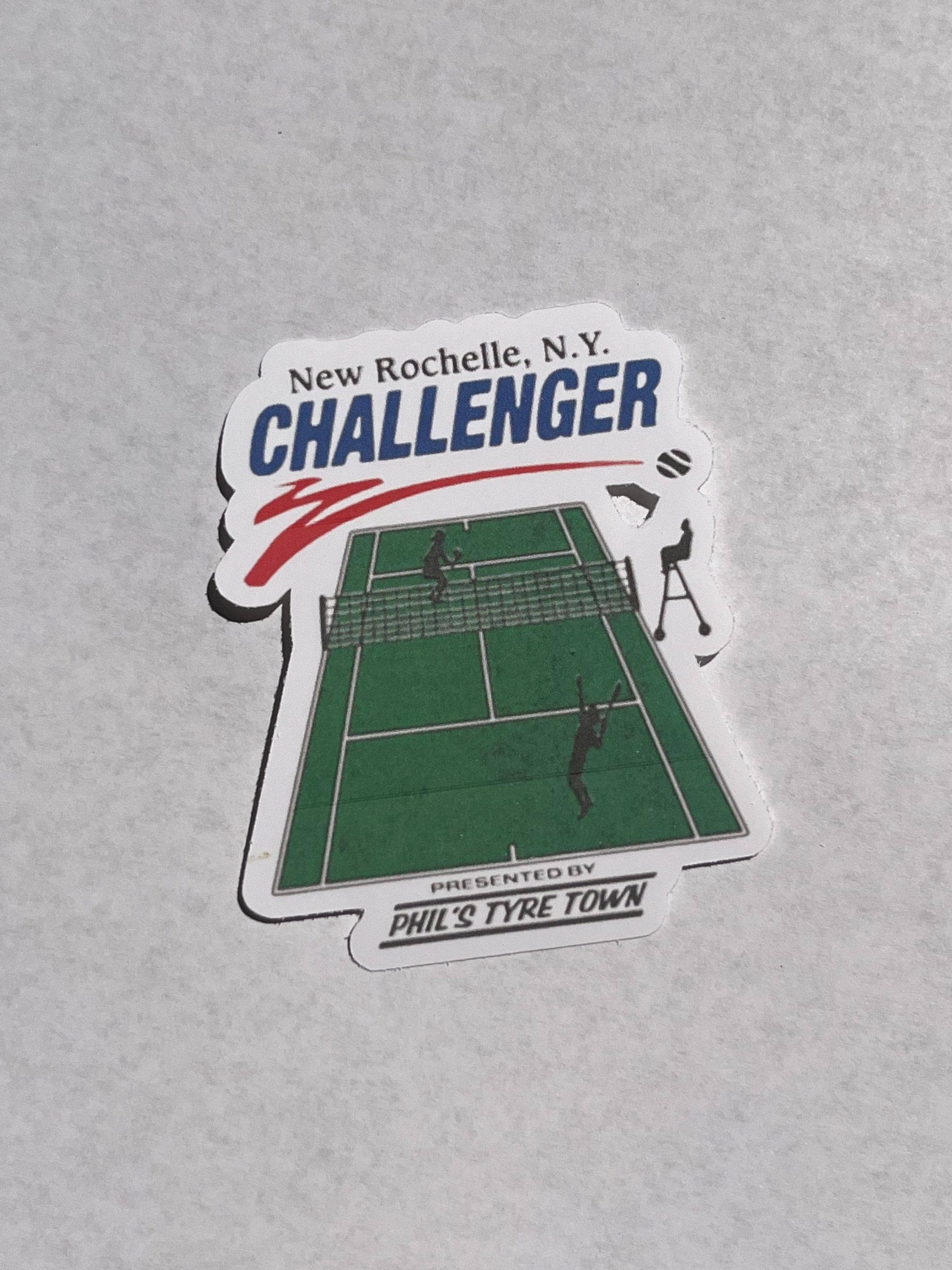 New Rochelle NY ‘Challenger’ Retro Court Sticker