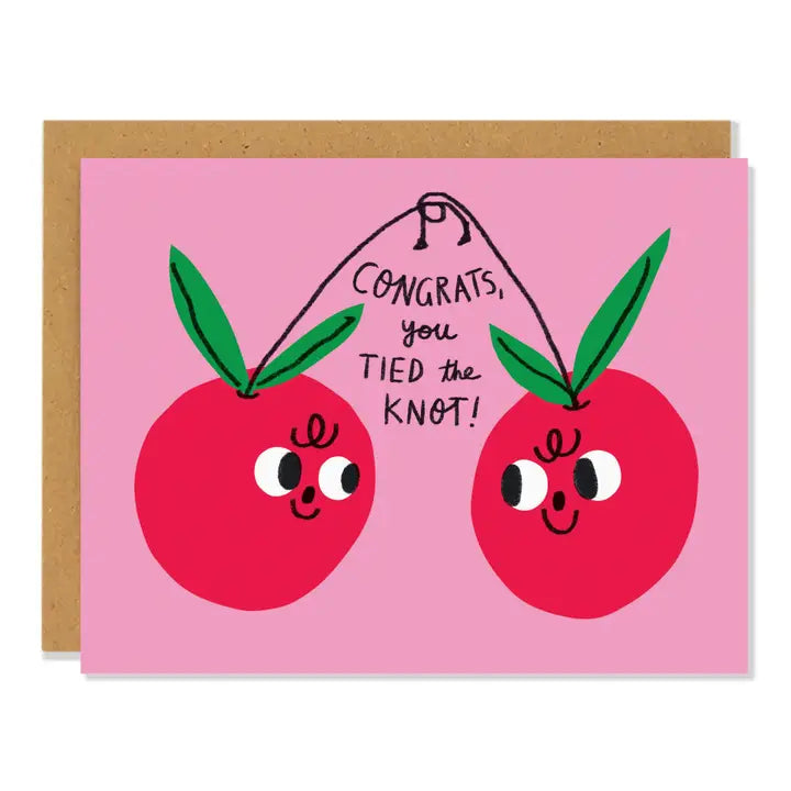 Tie the Knot - Wedding Greeting Card