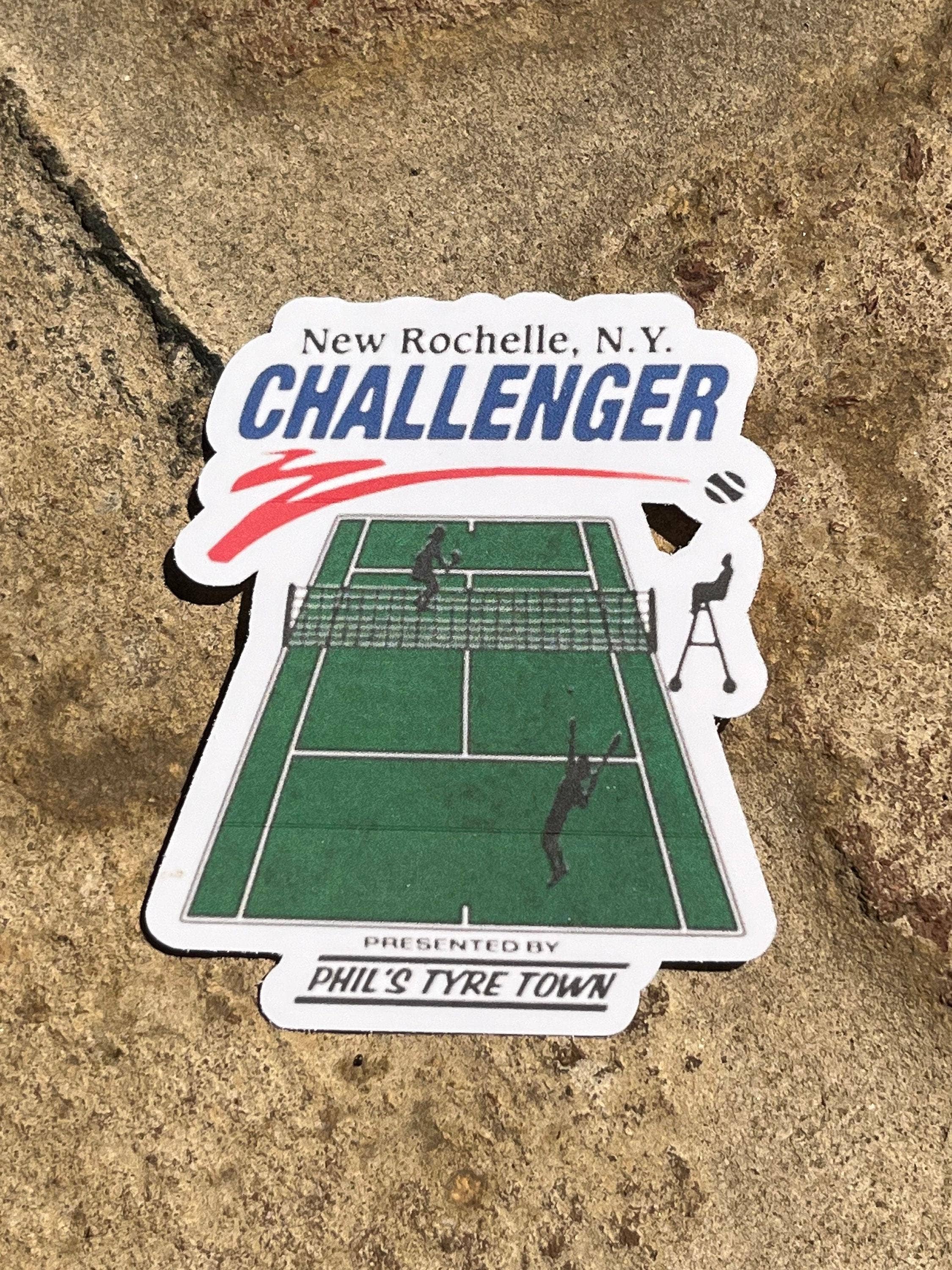 New Rochelle NY ‘Challenger’ Retro Court Sticker