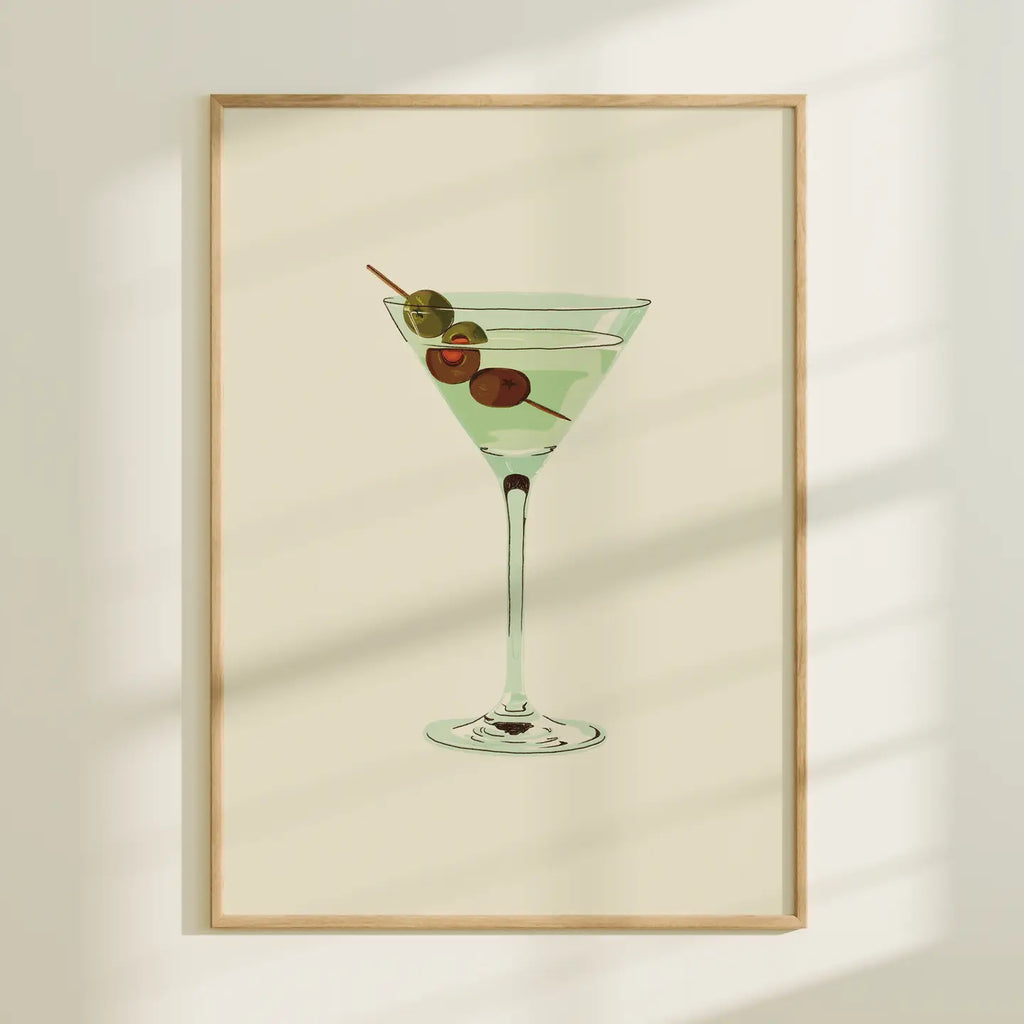 Dirty Martini Wall Art Print