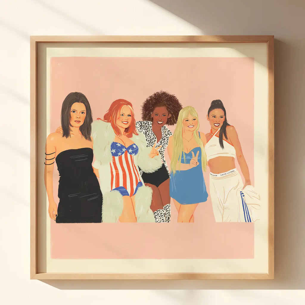 1990s Spice Girls Art Print