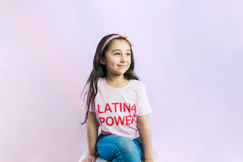 Woke Kids - Kids Latina Power - Latina babies - Latinx Kids - Outfits for Latina kids - Youth Outfits - Kids Casual Outfits - Kids Empowering Outfits 