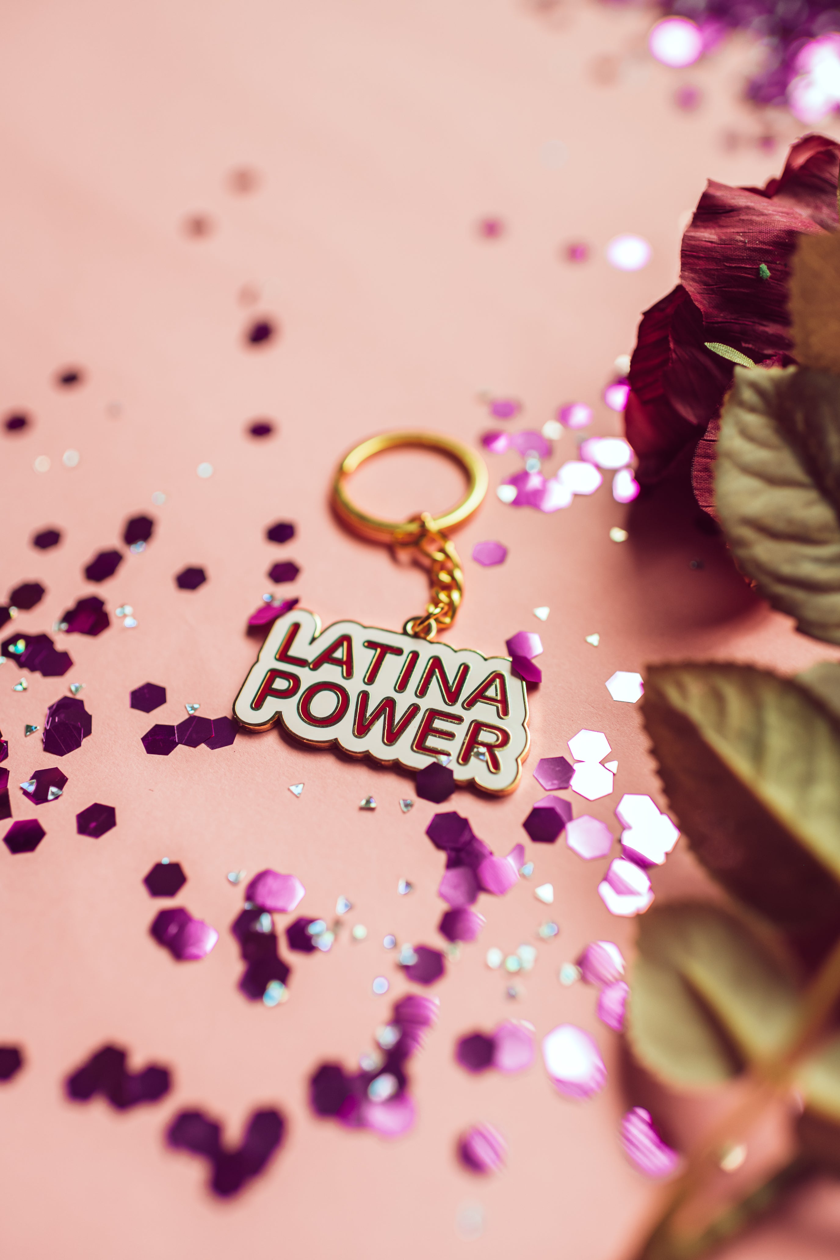 Latina Power Keychain