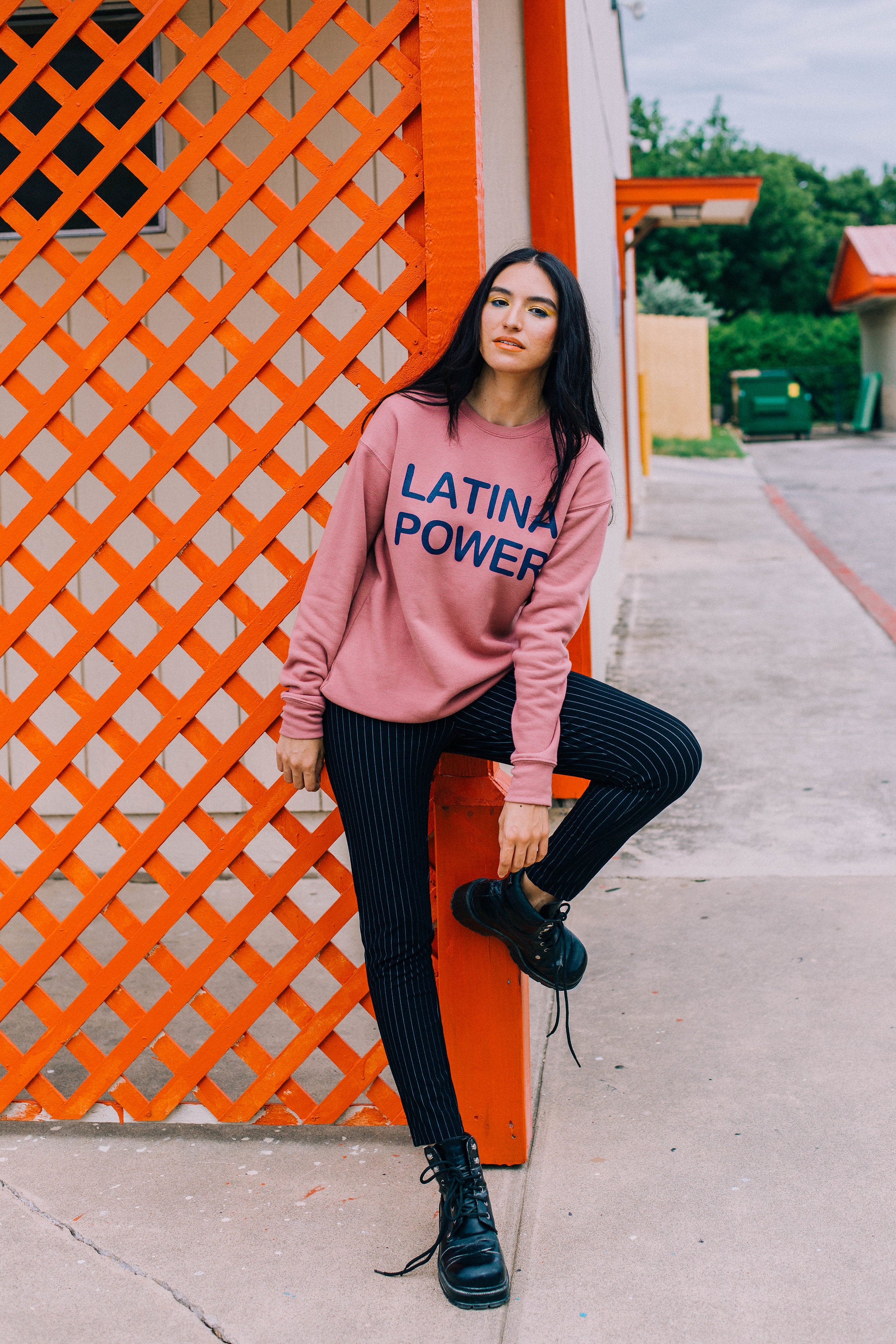 Latina Power Mauve Sweatshirt