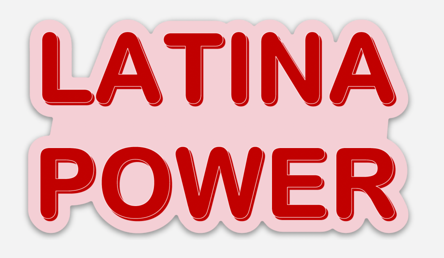 Latina Power Sticker