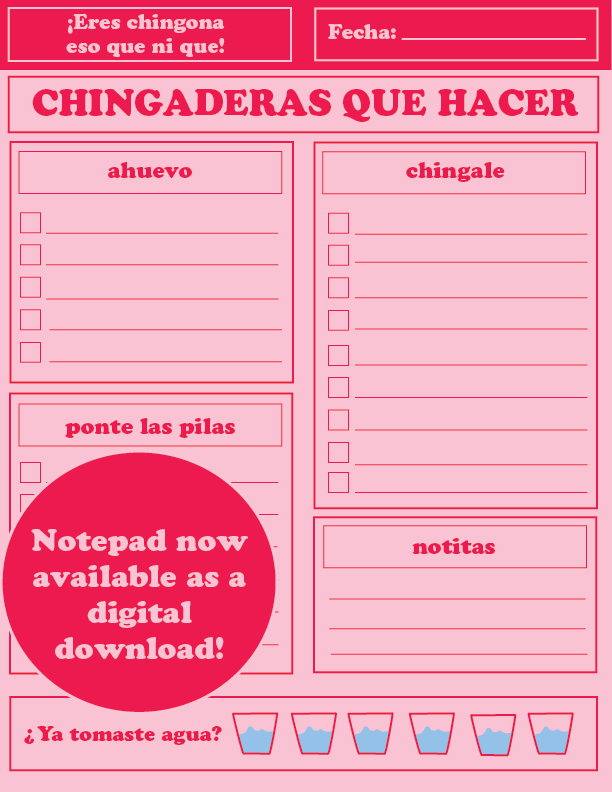 Chingaderas Que Hacer Notepad PDF